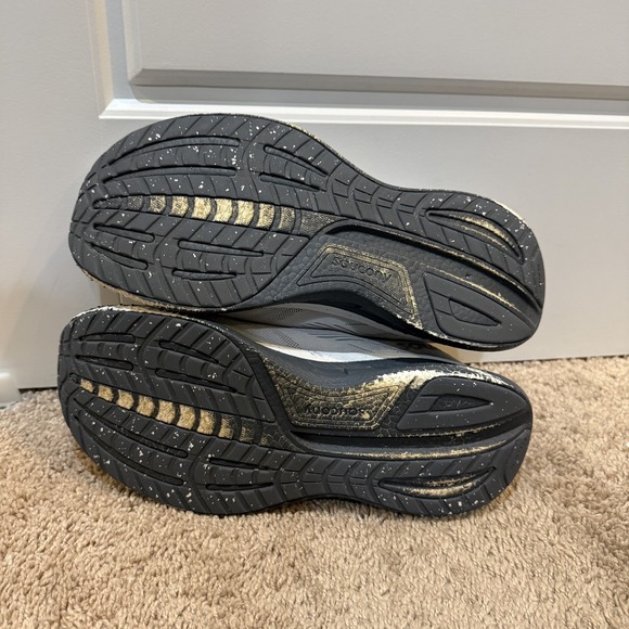 Saucony Ride 18 Shoes Mens Size 10 Wide Gray Cushion Road Sneakers S21001-103 - Picture 5 of 7